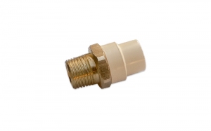 COUPLING WITH BRASS THREAD (GI X MT)